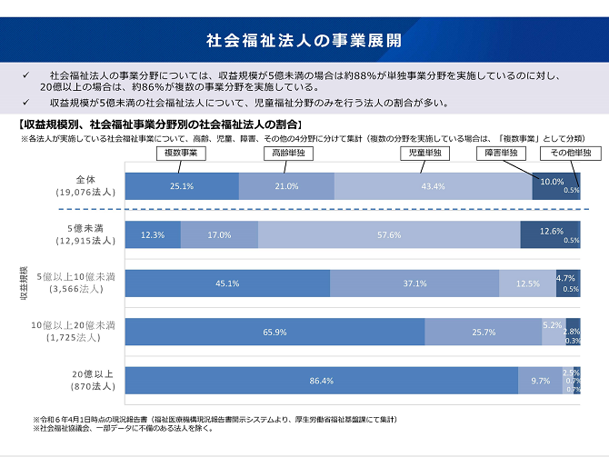 社会福祉法人の事業展開　2025-07-25更新