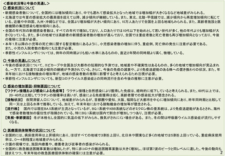 ［医療提供体制］ 病床使用率が上昇傾向、救急搬送困難事案数も増加　厚労省