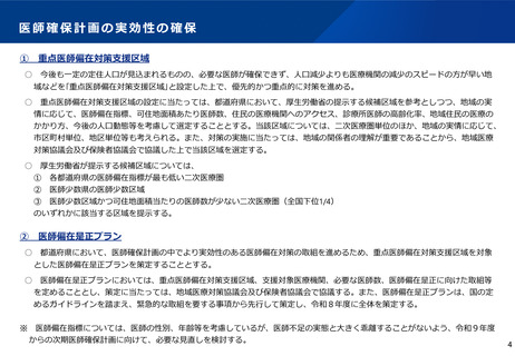 ［医療提供体制］ 医師偏在対策パッケージを策定、通常国会で改正法案提出へ
