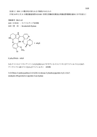 ［医薬品］ 医薬品2品目の一般的名称を決定　厚労省・通知