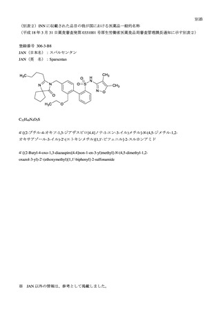 ［医薬品］ 医薬品1品目の一般的名称を決定　厚労省・通知