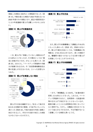 ［医療提供体制］ 2年連続賃上げの病院は4割弱　福祉医療機構
