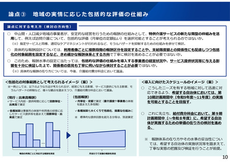 ［介護］ 中山間・人口減少地域の訪問介護、包括的評価実施へスケジュール案