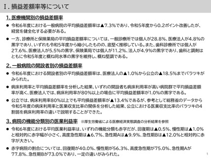 ［診療報酬］ 実調へ見解示す、診療側「26年改定はかつてないほど極めて重要」