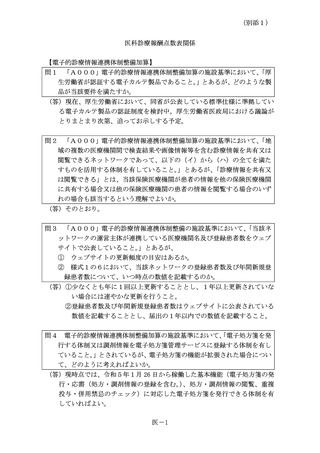 ［診療報酬］ 電子的診療情報連携加算、電子処方箋拡張後も基本機能で算定可
