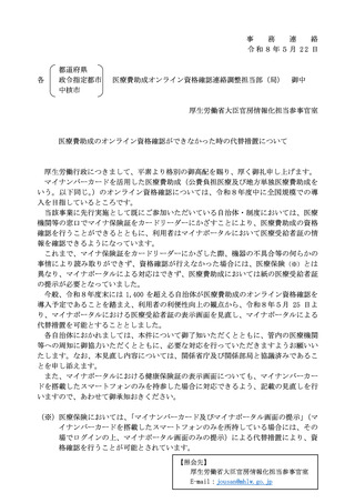 ［医療改革］ マイナポータルの受給者証提示で医療費助成の資格確認が可能